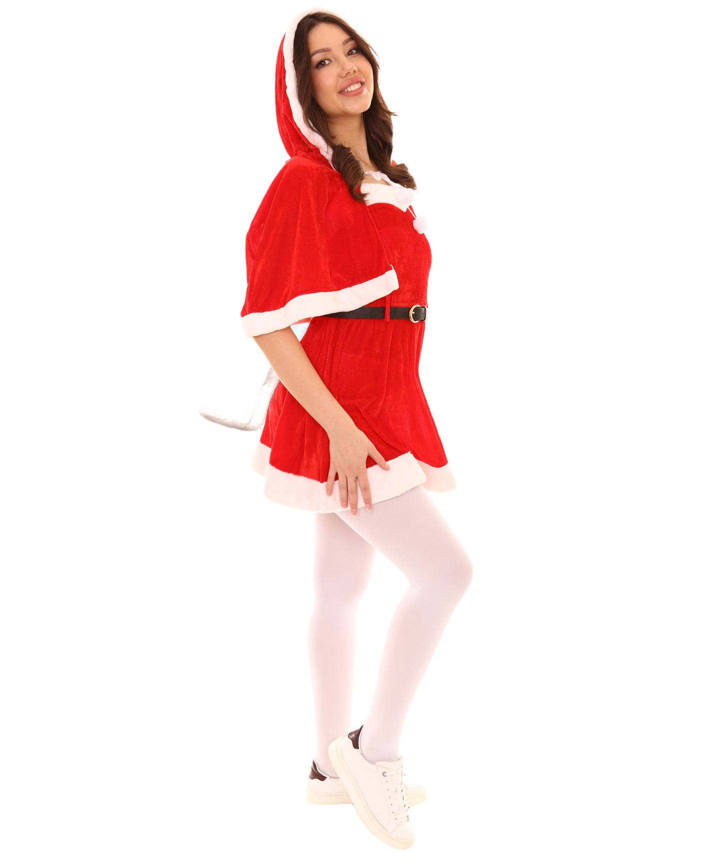 Wigs2you.com JCX-004女性のクリスマスサンタクロース短いスカートコスチューム,コスプレ衣装 。