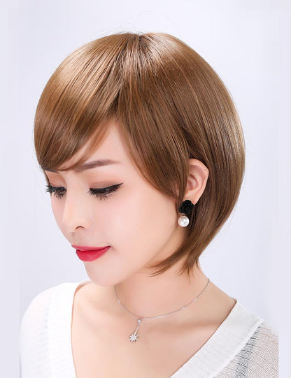 "Wigs2you W-1021 耐熱ウィッグ★定番スタイルは必須アイテム！ナチュラルなシルエットが美しいショートボブスタイル♪ ウィッグネット付き♪ "