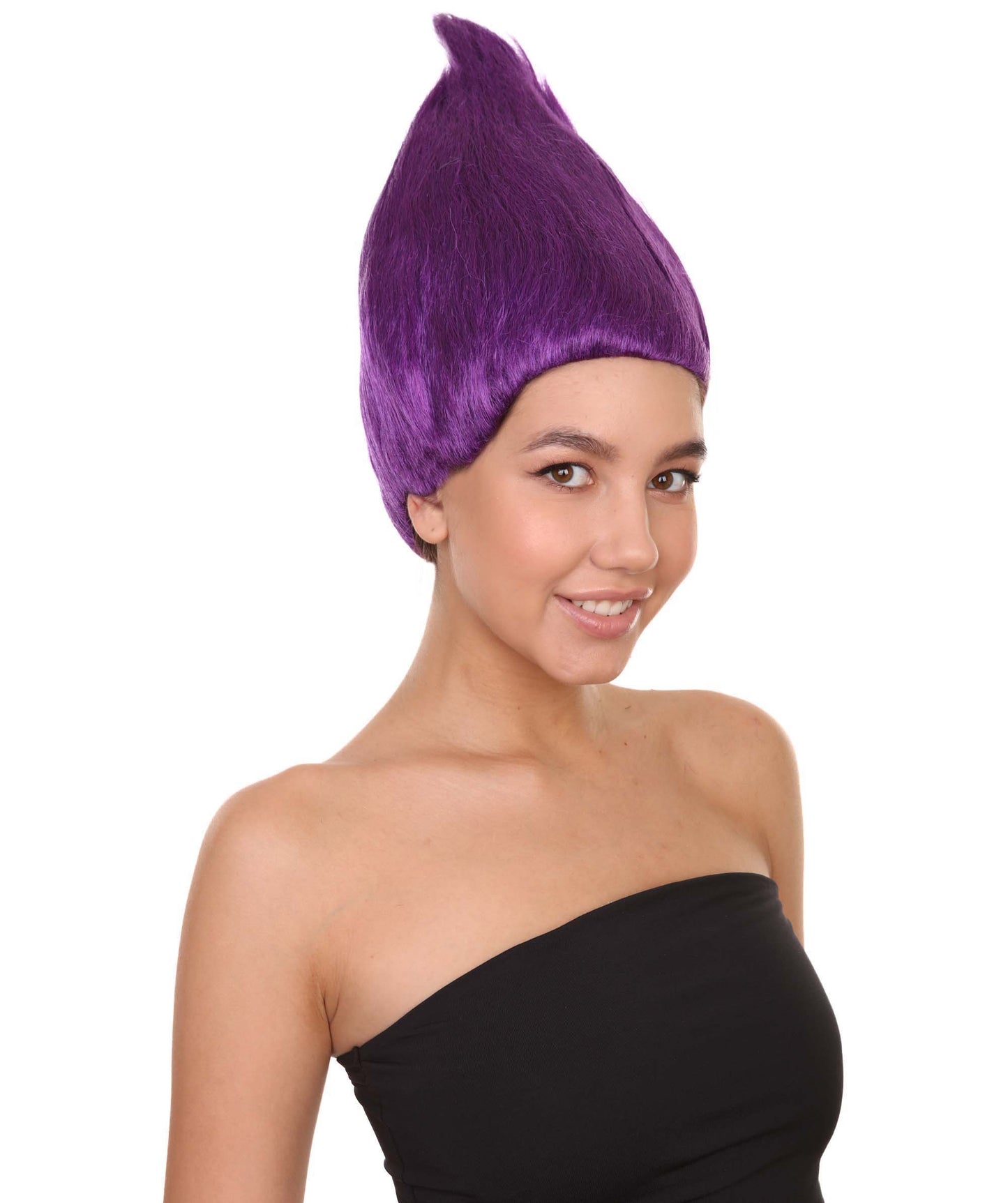 Wigs2you ハロウィンパーティープレミアム H-1784 華やかに見える女性用コスプレウィッグ パープルトロールズスタイル