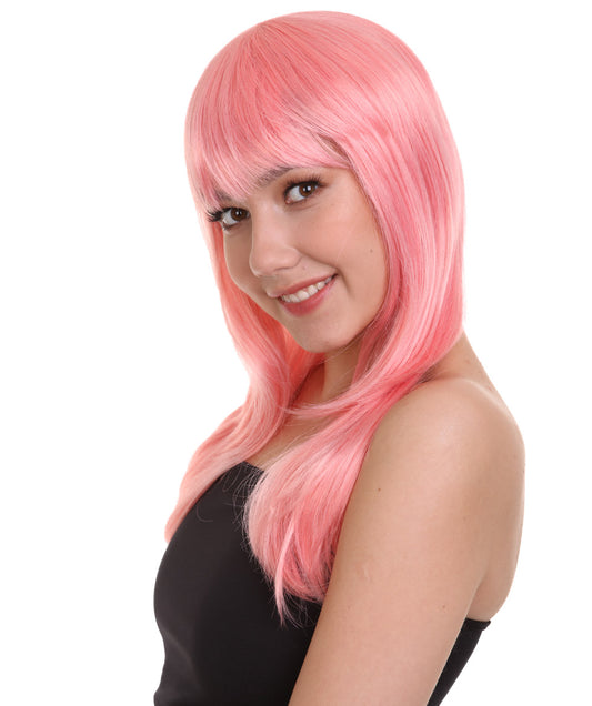 Wigs2you ハロウィンパーティープレミアムレディース H-1054 とても快適なグラマーグリーンウィッグ コーラルカラー