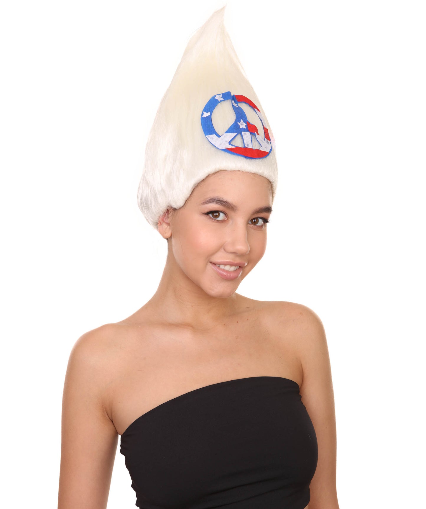 Wigs2youハロウィンパーティープレミアムレディースH-1919 着けやすい 非常に快適 アメリカのピースサイントロールウィッグ