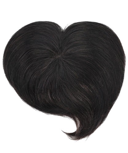 Wigs2you HTHTP-034 女性用100％人毛トップカバー – ショート前髪ヘアピース 6インチナチュラル軽量クラウンウィッグ