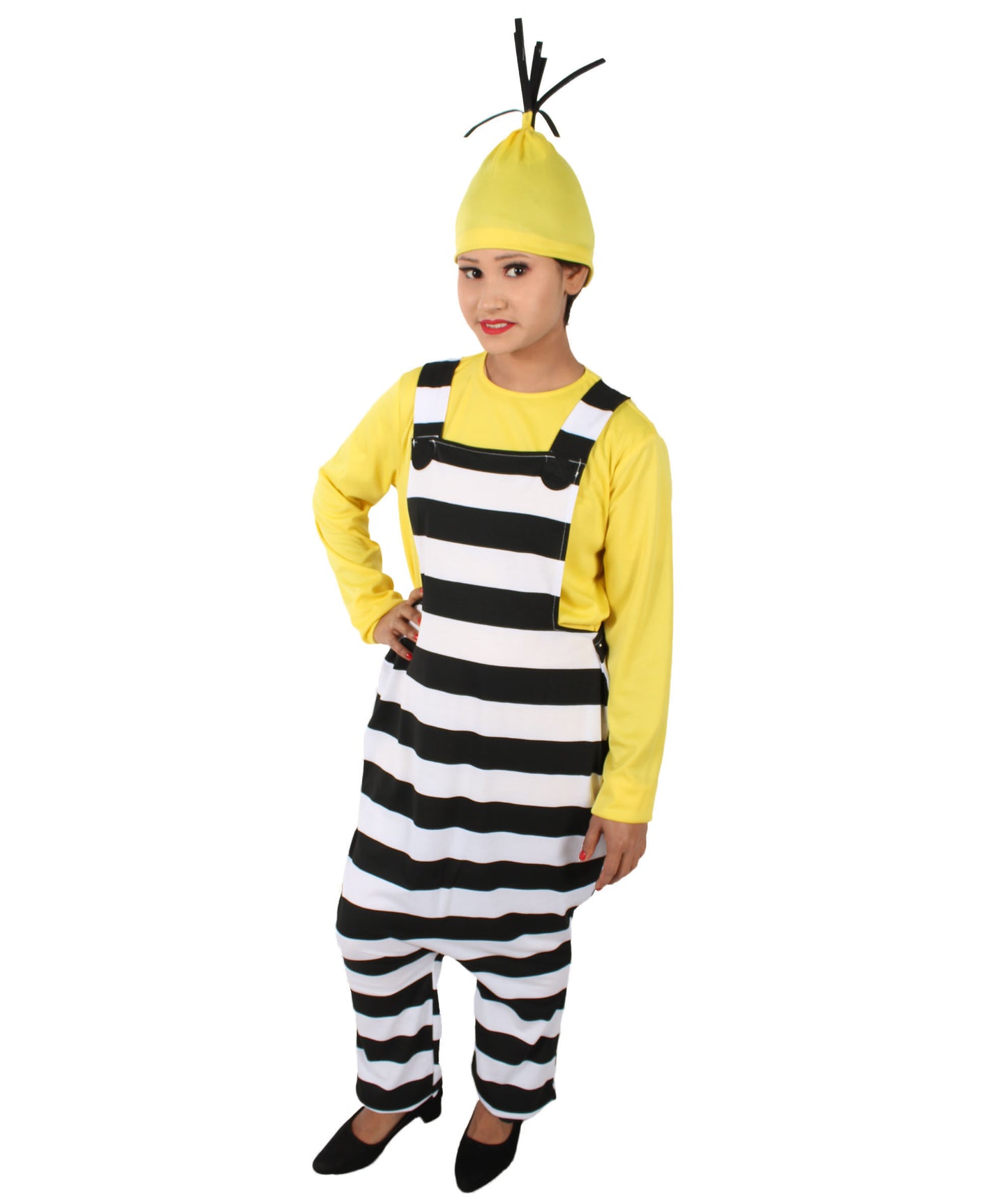 ユニセックス JCP-059 ハロウィン＆コスプレ コスチューム イエロー、ブラック＆ホワイト カラー マルチサイズ オプション