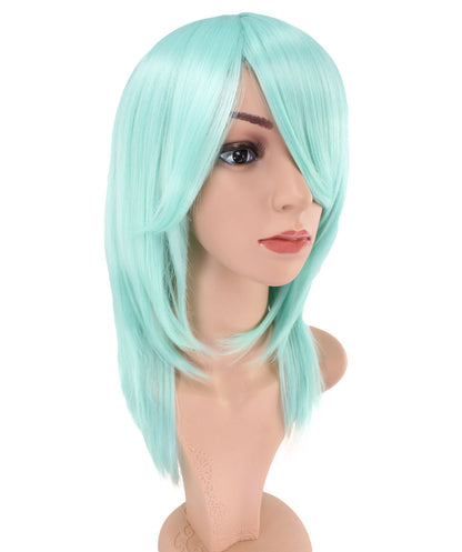 レディースファッション C-071 ロングストレート C-ワインレッド コスプレヒートスタイラブルウィッグ