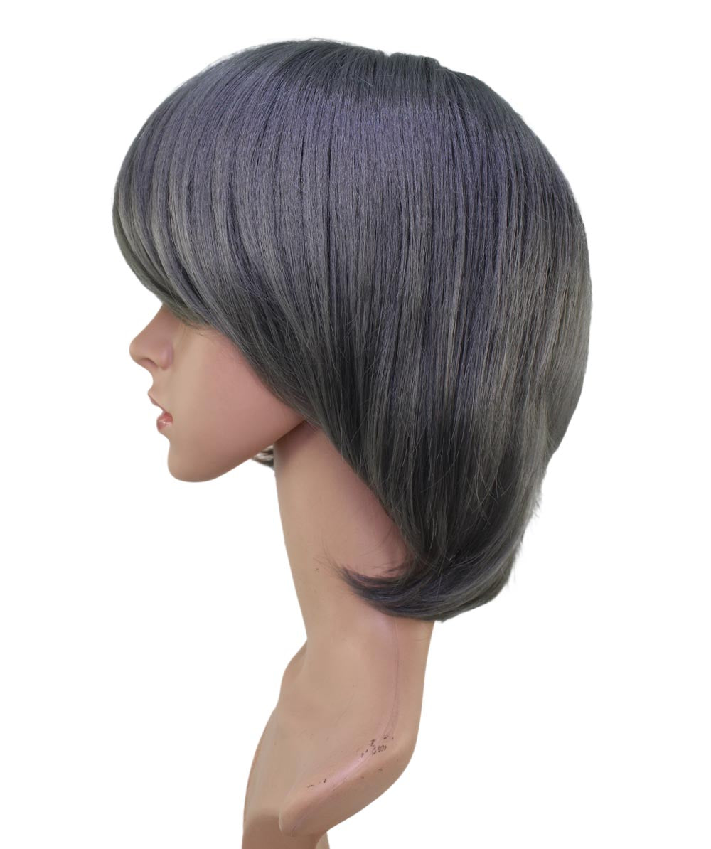 レディースファッション C-058 ミディアム C-ダークネイビー コスプレヒートスタイラブルウィッグ
