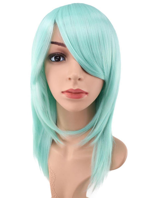 レディースファッション C-071 ロングストレート C-ワインレッド コスプレヒートスタイラブルウィッグ