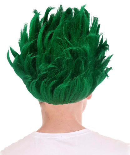 Wigs2you ハロウィンパーティープレミアム メンズ H-644 グリーンカラー スパイクウィッグ
