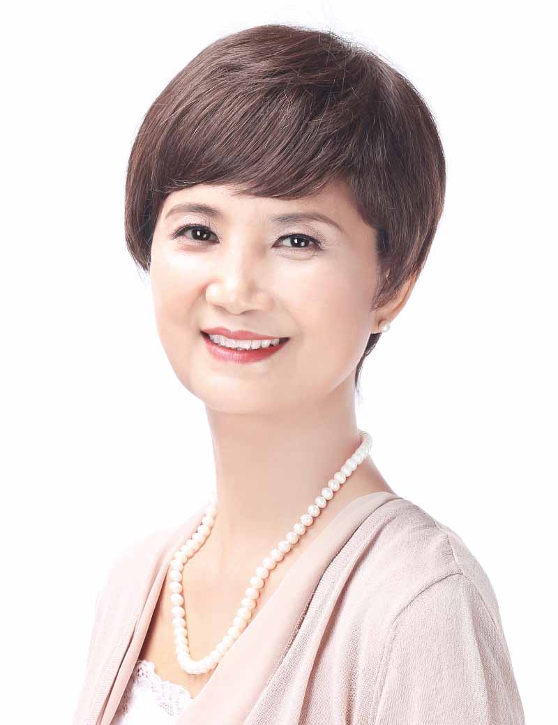 Mrs Styles 短い HHB-060 ヒューマンヘアブレンド パーフェクション ボリュームとカバレッジのため