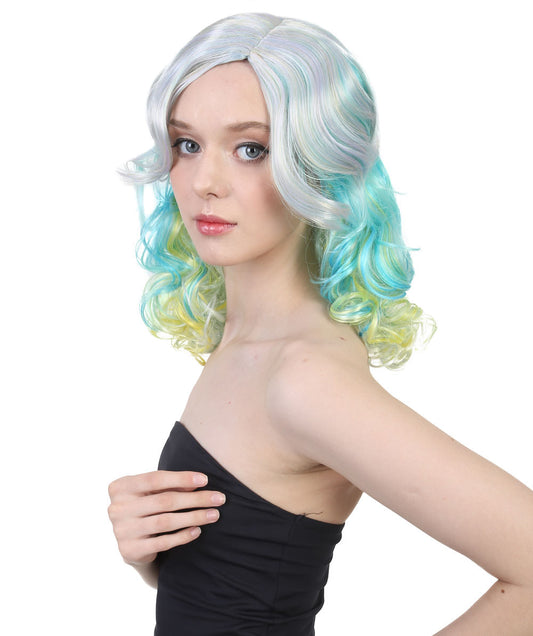 Wigs2you ハロウィンとパーティー プレミアム レディース H-494 マルチカラー ケイティ ペリー マジカルウィッグ