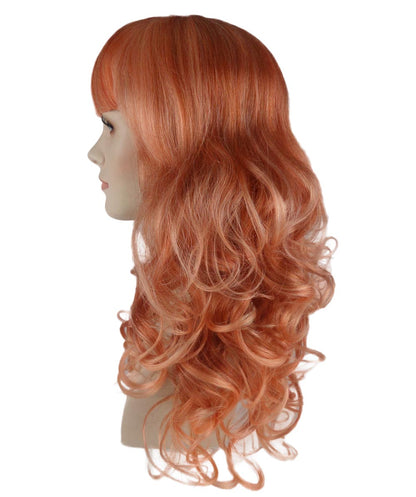Wigs2you ハロウィンパーティープレミアム H-827 バットマン 女性ジョーカーウィッグ ピーチ色