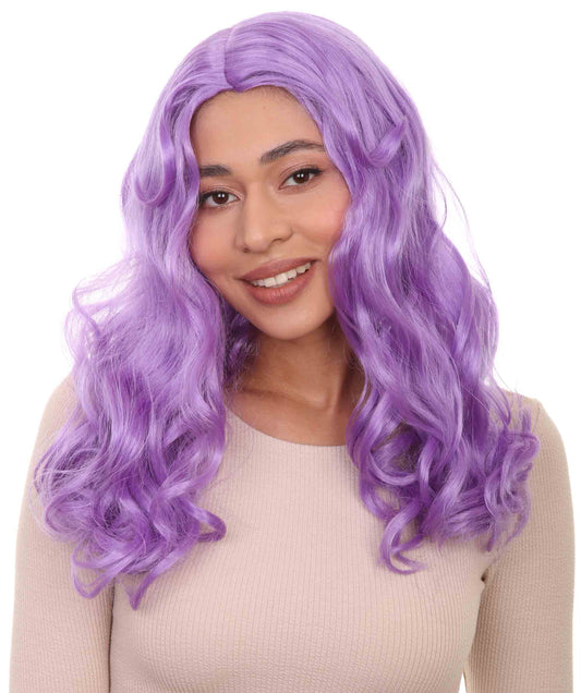 Wigs2you ハロウィンパーティープレミアム レディース H-1090 アリスウィッグ 鏡の国のアリス ライラック色