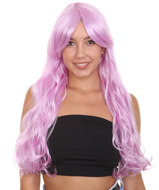 Wigs2you ハロウィンパーティ プレミアムレディース H-2049 着用しやすく とても快適 ライラックロングカーリーウィッグ あなたの美しさを引き立てる