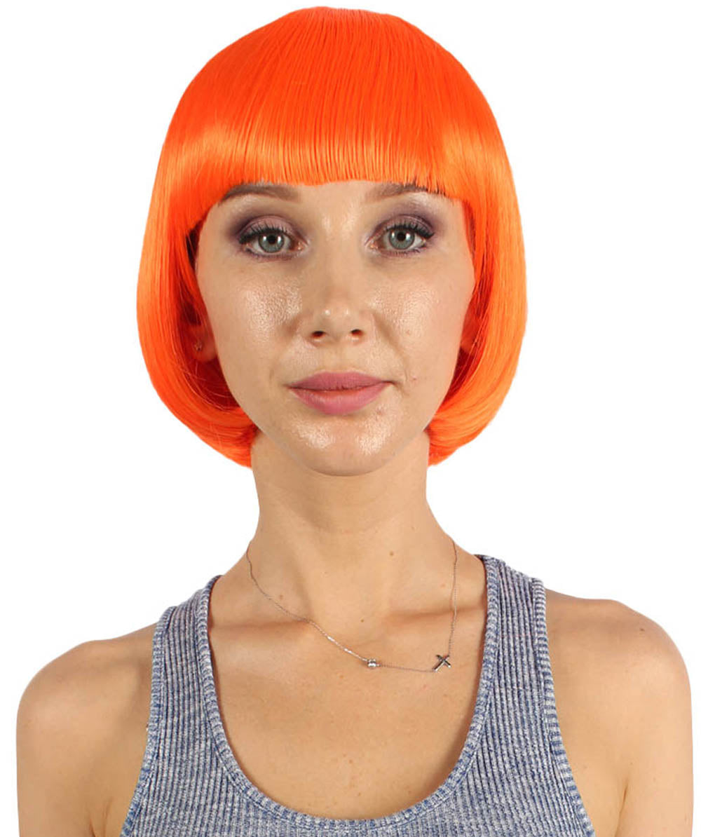 Wigs2you ハロウィンとパーティープレミアムレディース H-502 クラシックフラッパー ネオンオレンジ