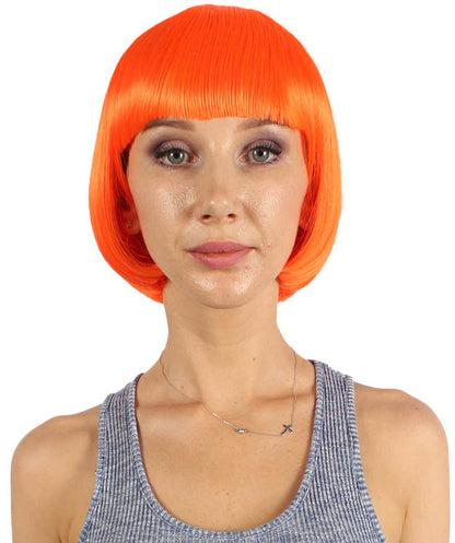 Wigs2you ハロウィンとパーティープレミアムレディース H-502 クラシックフラッパー ネオンオレンジ
