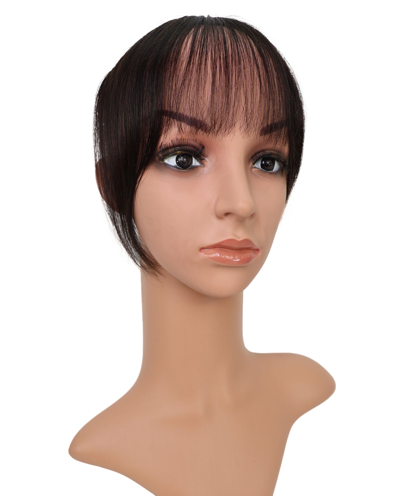 Wigs2you HTHTP-033 Wigs2you. com 女性用100％人毛前髪ウィッグ – ナチュラルショートトップカバー 8インチ軽量ヘアピース