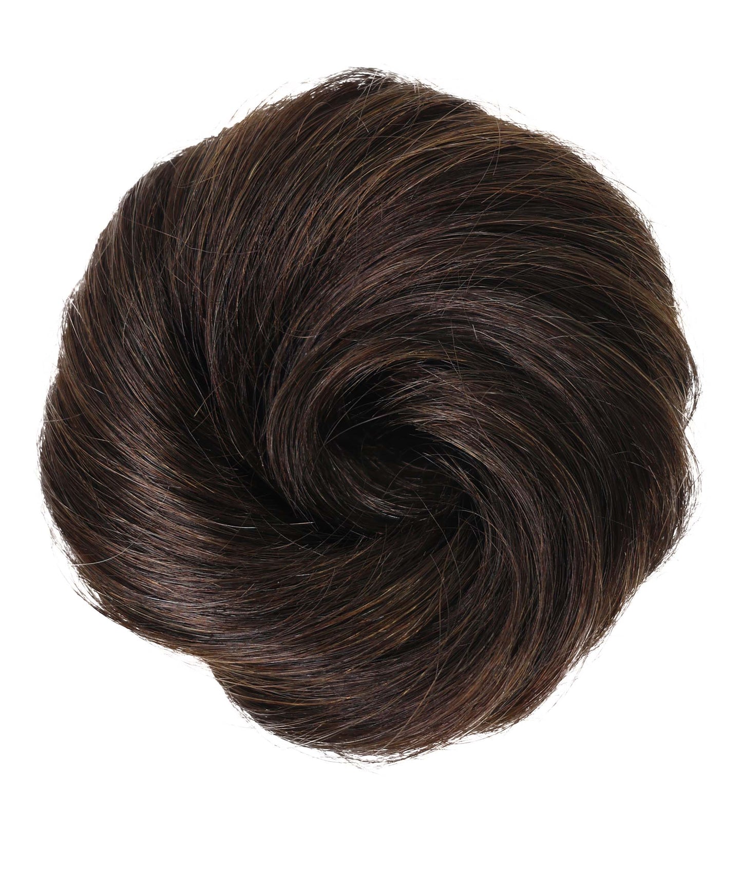 Wigs2you W-8476 女性用100％人毛お団子ウィッグ – ナチュラルコームスタイルシュシュ 6インチ – クリップで簡単装着アップヘアピース