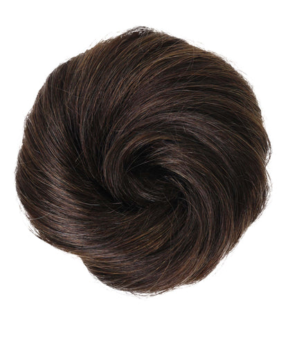 Wigs2you W-8476 女性用100％人毛お団子ウィッグ – ナチュラルコームスタイルシュシュ 6インチ – クリップで簡単装着アップヘアピース