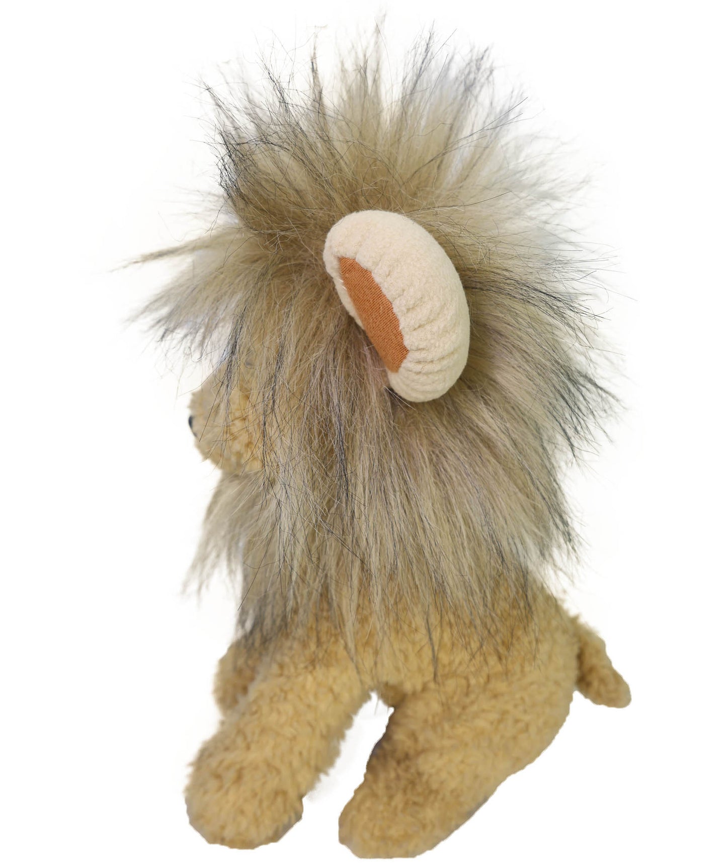 Wigs2you P-045 犬・猫用 ライオン風ふわふわペットウィッグ｜合成ダークブロンド・やわらか布キャップ付き｜耐熱性・かわいいコスチューム帽子