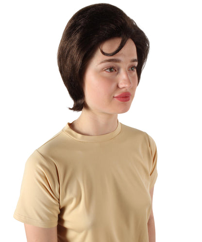Wigs2you ハロウィンパーティープレミアムレディース ジャッキー・O ブラウンウィッグ H-5707