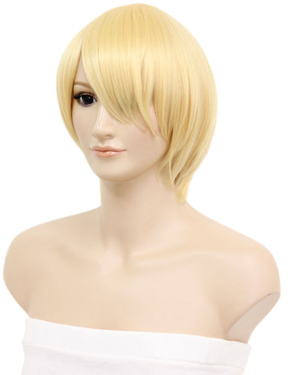 レディースファッション C-061 ショート C-ペールイエロー コスプレヒートスタイラブルウィッグ