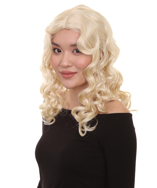Wigs2you ハロウィン パーティー プレミアム レディース H-1101 とても快適なアリスウィッグ 鏡の国のアリス Lt ブロンドカラー