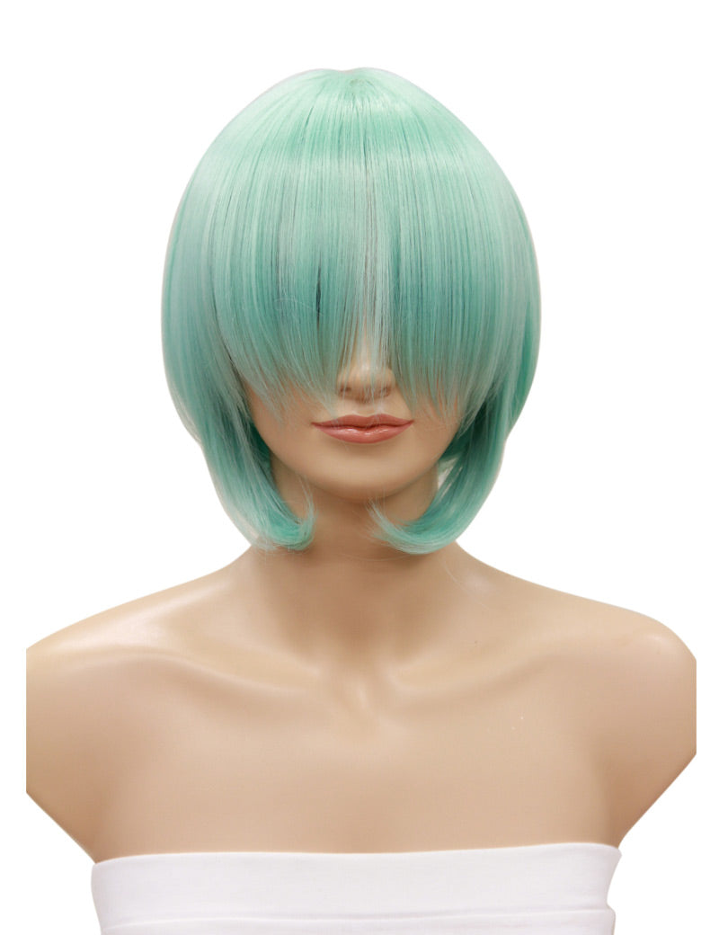 レディースファッション C-014 ショート C-アクアマリン コスプレ ヒートスタイルウィッグ