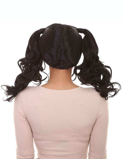 Wigs2you ハロウィンパーティー プレミアム レディース H-757 ドリー ピグテール ウィッグ ブラックカラー