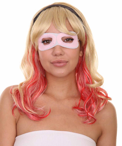 ハロウィンパーティープレミアムレディ H-5431 ミディアムレングス ハロウィンアニメーションスパイダーオブゴーストウィッグ マルチカラー