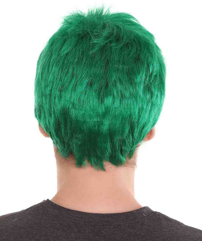 Wigs2you H-2291男性ファンシーグリーンかつらプレミアム通気性キャップレスキャップ