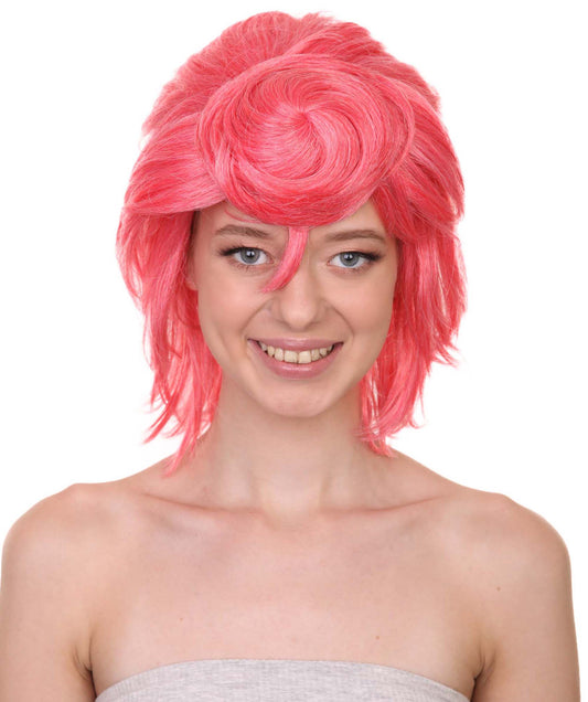 ハロウィンパーティープレミアムレディ H-5439 ミディアムレングス ボスの娘ウナウィッグ ピンク