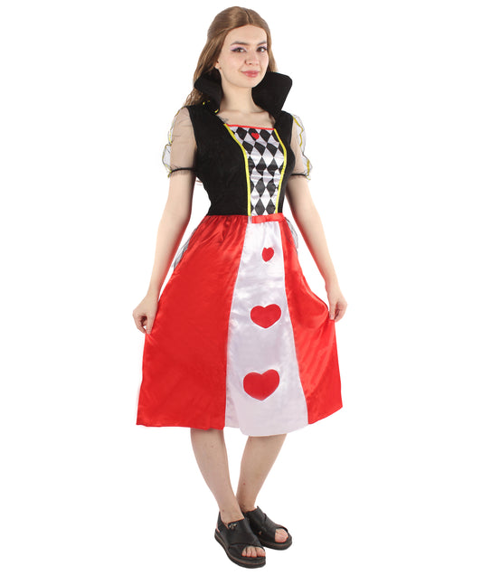 女性 JCP-123 のハートの女王コスチューム マルチカラーコスプレコスチューム