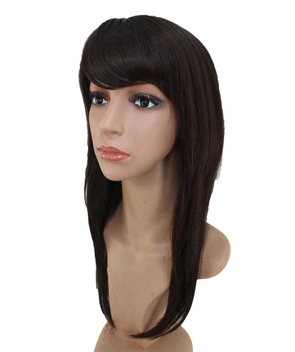 定番の人気商品です！ストレートロングスタイル  ウィッグ1つで簡単にサラサラヘアーに！ ウィッグネット付き W-407