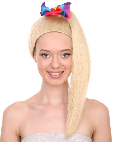プレミアムハロウィンパーティーレディ H-5427 ロングレングス スパンキーアメリカンアクトレスウィッグ ブロンド