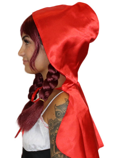 Wigs2you ハロウィン パーティー プレミアム レディース H-1652 簡単装着 とても快適 ピッピ ダークオーバーン