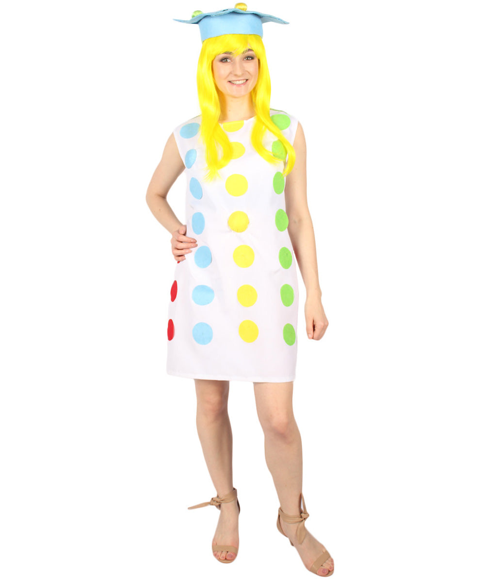 女性 JCO-453 の3Dカラフルボールコスチューム マルチカラーコスプレコスチューム