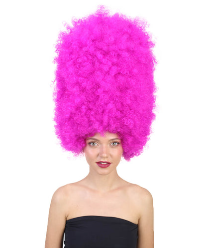 Wigs2youハロウィンパーティープレミアムレディースH-2009 着けやすい 非常に快適 スーパーサイズジャンボネオンフューシャアフロウィッグ
