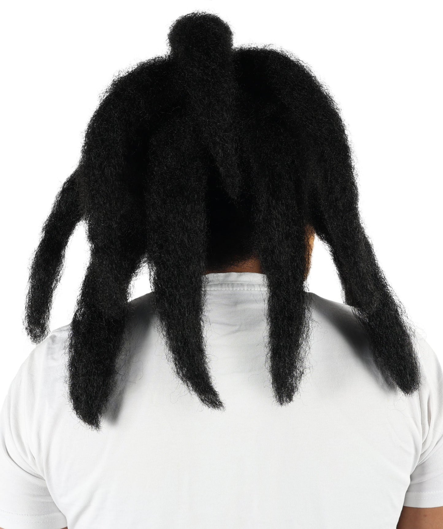 Wigs2you  H-7063 大人用 ユニセックス 肩までの長さ ブラック＆ブラウン ドレッドヘア フルウィッグ 難燃性合成繊維 ハロウィンやパーティーに