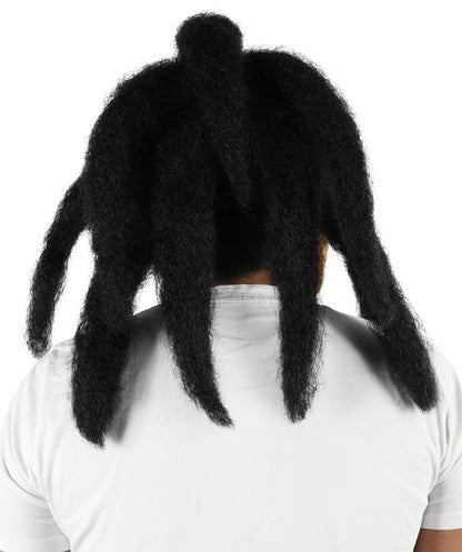 Wigs2you  H-7063 大人用 ユニセックス 肩までの長さ ブラック＆ブラウン ドレッドヘア フルウィッグ 難燃性合成繊維 ハロウィンやパーティーに