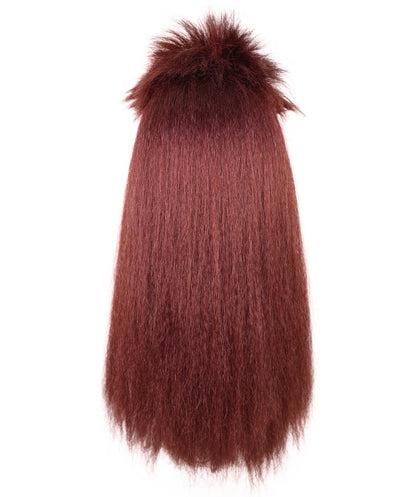 Wigs2you H-7059 大人用メンズロングマレットフルウィッグ（口ひげ付き）合成繊維製。レトロなロッカーコスチュームやパーティーに最適。