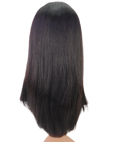 Wigs2you HH-191 ロングウィッグ _ 100%人毛、20" ナチュラルストレートフルウィッグ _ 軽量医療用・日常用