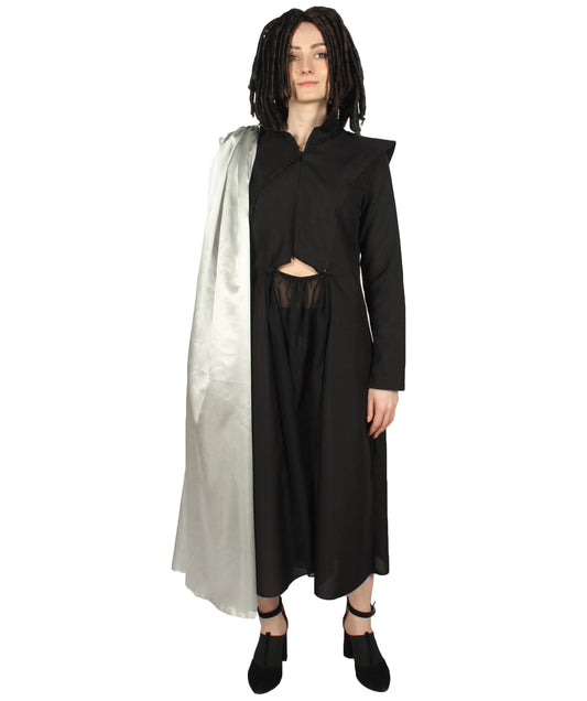 女性 JCP-158 のドラゴンクイーンコスチューム ブラック コスプレコスチューム