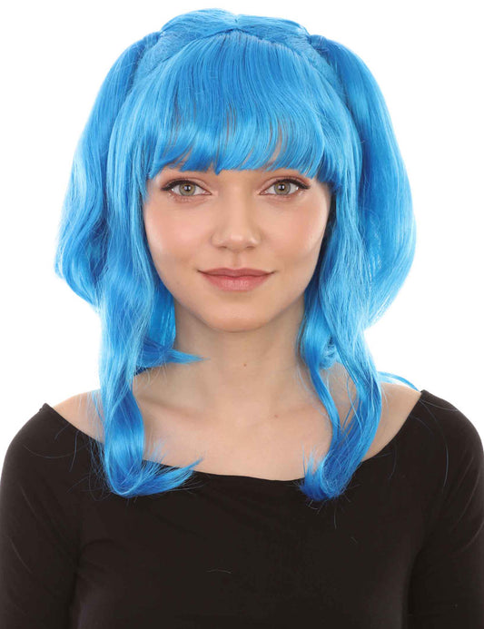 Wigs2you ハロウィンパーティープレミアム レディース H-782 バナナエンジェルウィッグ ロイヤルブルー色