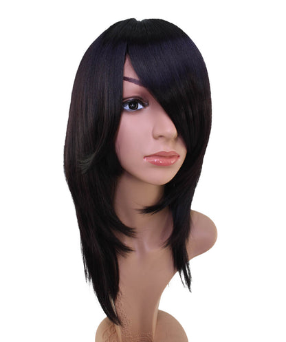 レディースファッション C-071 ロングストレート C-ワインレッド コスプレヒートスタイラブルウィッグ