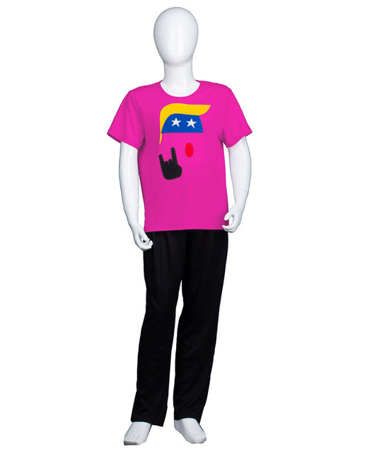 子供用 JCO-177(Kids)_6 プレジデント ロゴ Tシャツ ホット ピンク コスプレ コスチューム