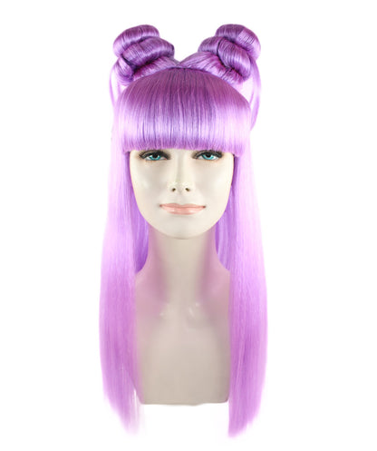 Wigs2you ハロウィン パーティー プレミアム レディース H-1207 快適なフィット感のパープル アジアン プリンセス ウィッグ