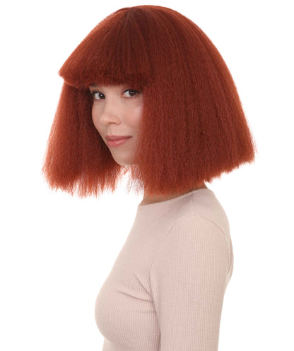 Wigs2you ハロウィンパーティープレミアムレディース H-1492 美しいルックを手に入れよう！ポップスターダークオーバーンウィッグ