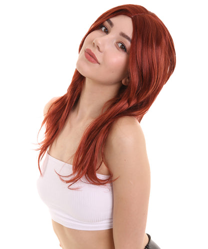 Wigs2you ハロウィンパーティー プレミアム レディース H-930 3レイヤーのパーティーガールウィッグ ダークオーバーンカラー