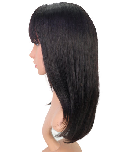 Wigs2you HH-191 ロングウィッグ _ 100%人毛、20" ナチュラルストレートフルウィッグ _ 軽量医療用・日常用