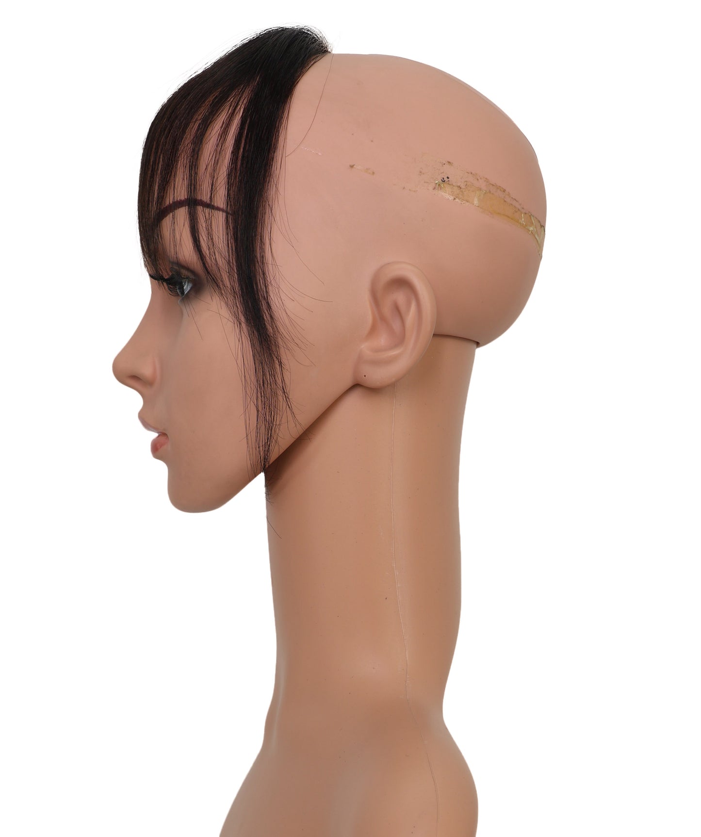 Wigs2you W-8474 女性用孔雀前髪ウィッグ – 100％人毛クリップインフリンジ 5〜9インチ – ナチュラル軽量ヘアピース