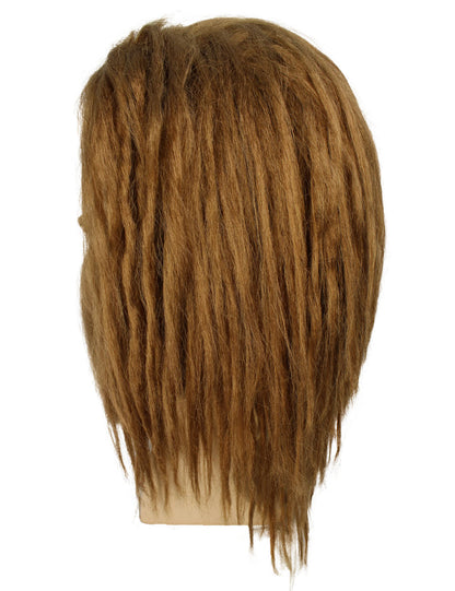 Wigs2you H-5505 大人用メンズ ブラウン ドレッドヘアウィッグ（ひげセット付き）| ハロウィンに最適| 難燃性合成繊維